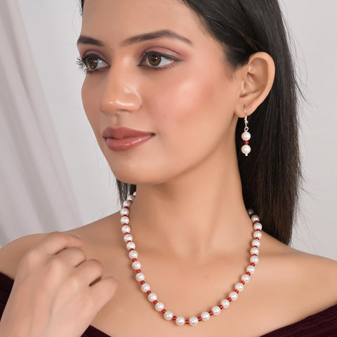 Exquisite Colorful Natural Pearl Single Line Necklace