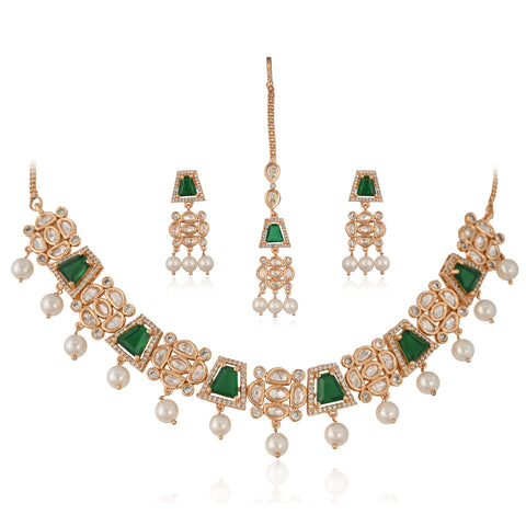 Rosie Nakshatra Kundan Wedding Necklace Set