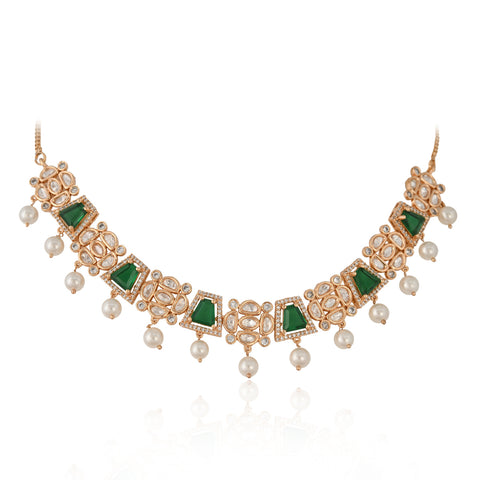 Rosie Nakshatra Kundan Wedding Necklace Set