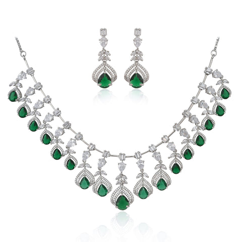 Timeless CZ Necklace Set for a Classic and Sophisticated Look