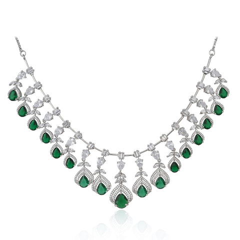 Timeless CZ Necklace Set for a Classic and Sophisticated Look