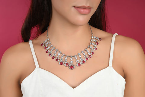 Timeless CZ Necklace Set for a Classic and Sophisticated Look