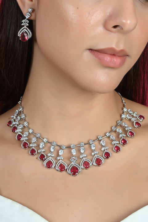 Timeless CZ Necklace Set for a Classic and Sophisticated Look