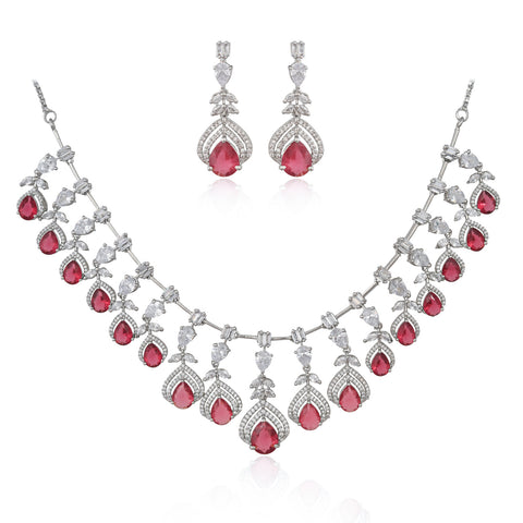 Timeless CZ Necklace Set for a Classic and Sophisticated Look