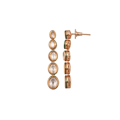 Premium Kundan Single Layer Necklace Jewellery Set for a Classic & Sophisticated Look