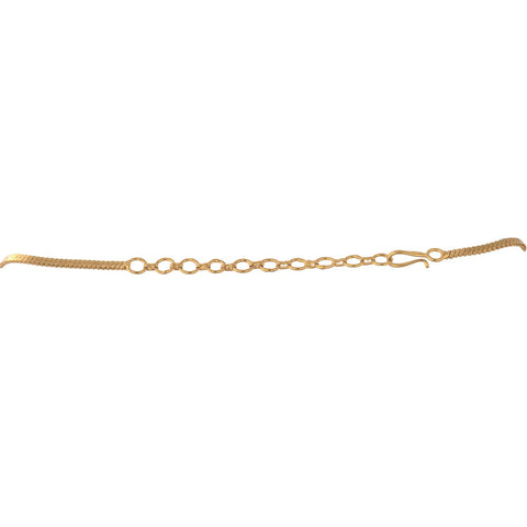 Gold Plated American Diamond CZ Sleek Pearl Single Line Necklace Set With Earring