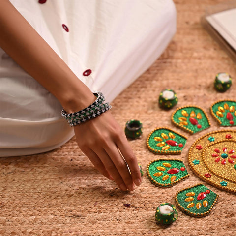 Bling it on with Designer CZ Bangles: A Handcrafted Treasure