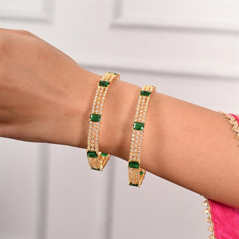 Bling it on with Designer CZ Bangles: A Handcrafted Treasure