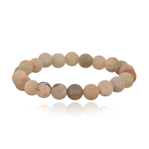 Natural Stone Healing Crystal Stretchable Bracelet for Women & Men