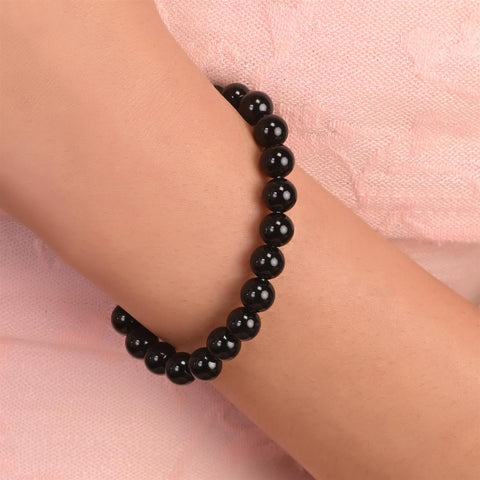Natural Stone Healing Crystal Stretchable Bracelet for Women & Men