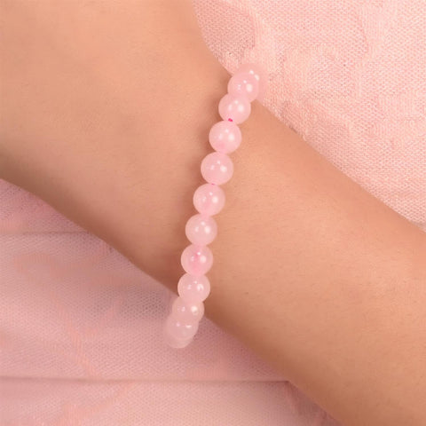 Natural Stone Healing Crystal Stretchable Bracelet for Women & Men