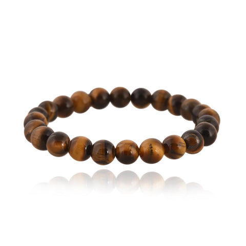 Natural Stone Healing Crystal Stretchable Bracelet for Women & Men
