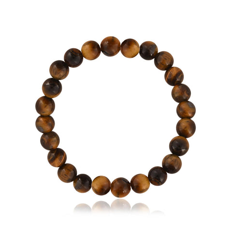 Natural Stone Healing Crystal Stretchable Bracelet for Women & Men