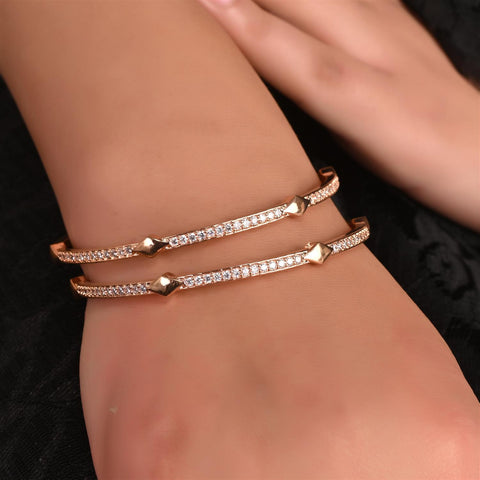 Bling it on with Designer Sleek  CZ Bangles: A Handcrafted Treasure
