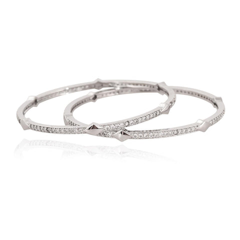 Bling it on with Designer Sleek  CZ Bangles: A Handcrafted Treasure