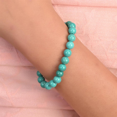 Natural Stone Healing Crystal Stretchable Bracelet for Women & Men