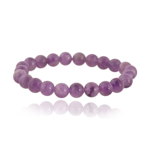 Natural Stone Healing Crystal Stretchable Bracelet for Women & Men