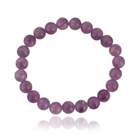 Natural Stone Healing Crystal Stretchable Bracelet for Women & Men