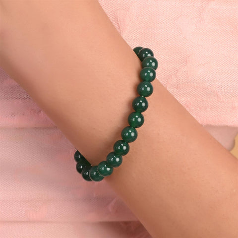 Natural Stone Healing Crystal Stretchable Bracelet for Women & Men
