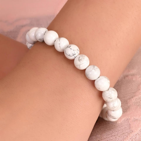 Natural Stone Healing Crystal Stretchable Bracelet for Women & Men