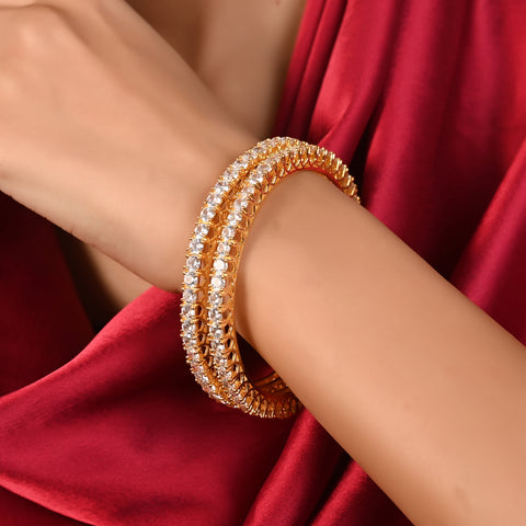 Indulge in the Beauty of CZ Bangles: Perfect for Any Outfit