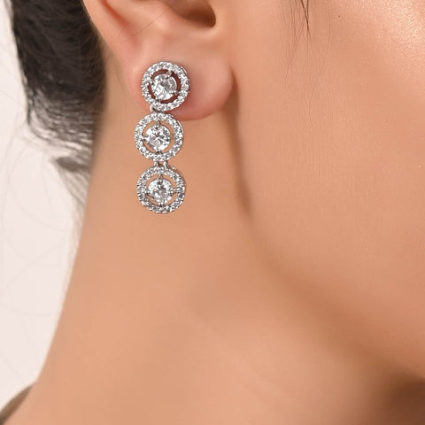 Uniquely Designed CZ Necklace Set, Handcrafted for You