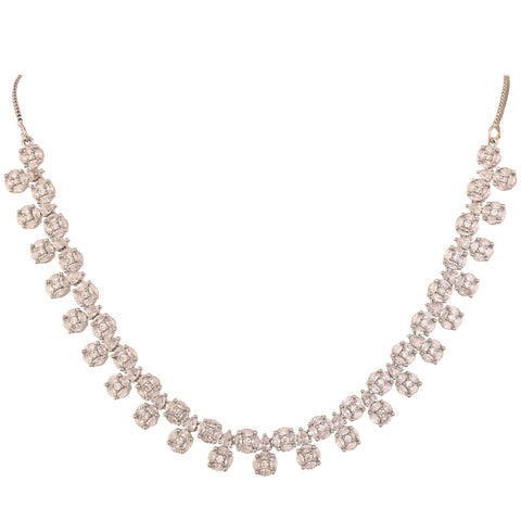 Handcrafted CZ Necklace Set: A Timeless Addition to Your Jewelry Collection