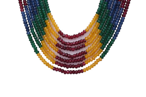 Transform Your Look with a Unique Semi-Precious Multi Beads Necklace for Women