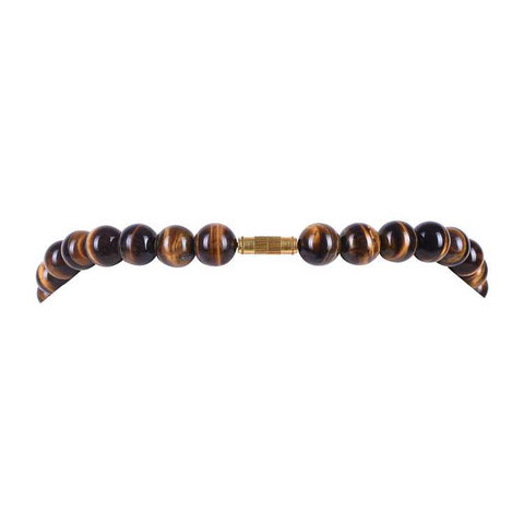 Dazzling Brilliance: A Sparkling AAA Quality Tiger Eye Beads Necklace for Women