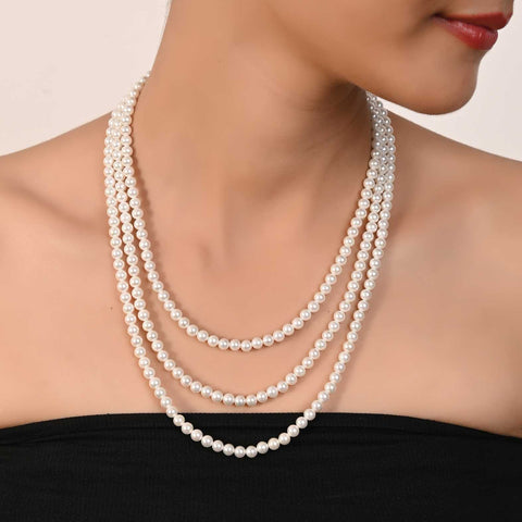 Get Ready to Shine with Our Beautiful Natural AAA Quality Pearl Necklaces for Women