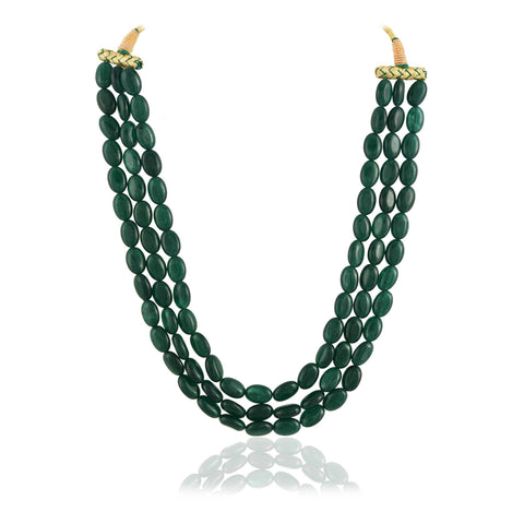 Elegant Serenity: A Tranquil Natural Finest Green Beads Necklace for Women
