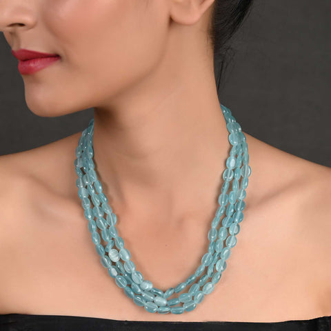 Divine Beauty: An Ethereal Natural Finest Beads Necklace for Women