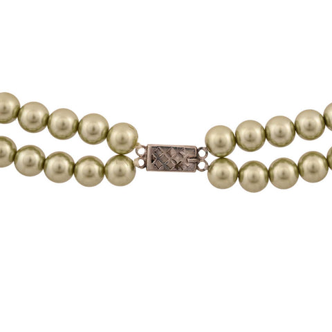 Make a Statement with Our Stunning Natural AAA Quality Green Pearl Necklaces