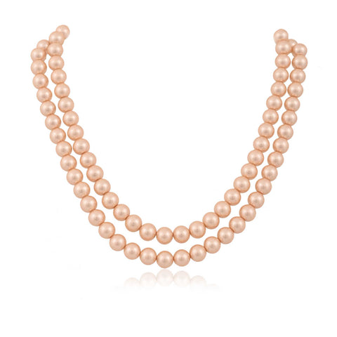Indulge in the Luxury of Our Natural AAA Quality Beige Pearl Necklaces for Women
