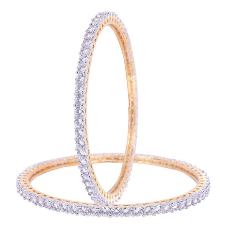 Spectacular CZ Bangle Collection: Handmade for Her