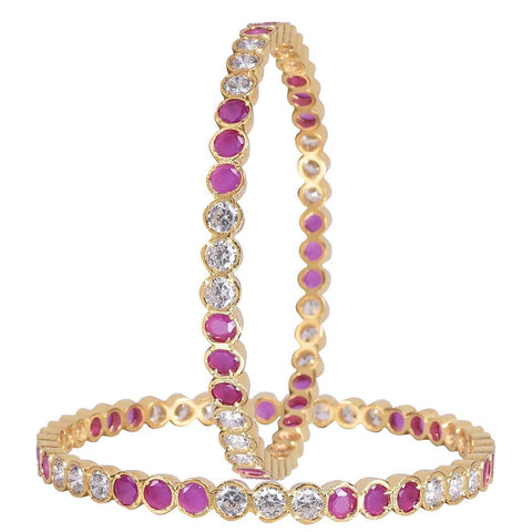 Sparkling Elegance: Designer Handmade CZ Bangles for Women