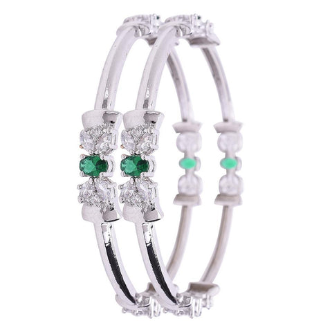 Dazzle in Designer CZ Bangles: Handmade with Love