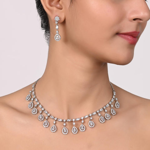 Delicate Handmade CZ Necklace for Women - A Symbol of Love