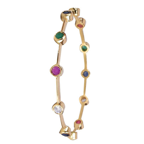 Rounded CZ Bangles