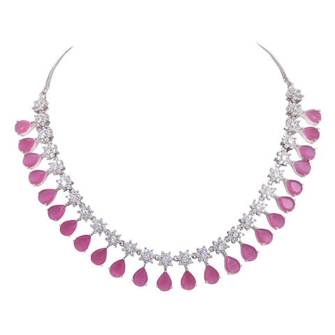 Feminine Handmade CZ Necklace Set Jewelry for Women - Show Your Femininity