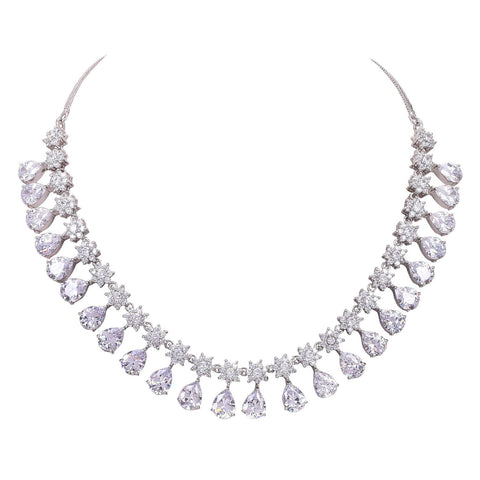 Charming Handmade CZ Necklace Set Jewelry for Women - An Everyday Essential