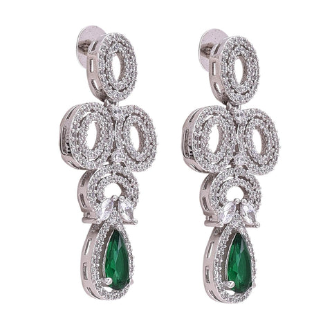Glittering Handmade CZ Necklace Set Jewelry for Women - Shine Bright!
