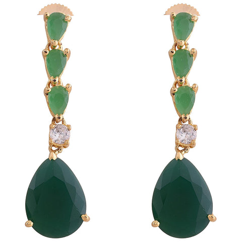 A Dazzling Statement Piece: Handmade CZ Necklace with Intricate Detailing